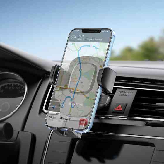 Автотримач для телефона BOROFONE BH69 air outlet car holder Black Київ