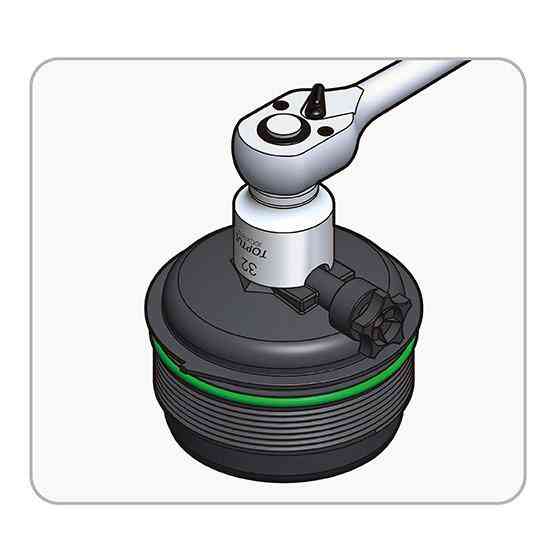 Головка для паливного фільтра (Ford 2.0 EcoBlue TDCi) TOPTUL JDCX1632 Одеса