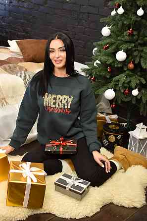 Женский свитшот на флисе 