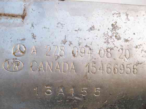 Mercedes-Benz  A2780940820 Захисний екран над лівим випускним колектором двигунів M278 V8 4.0 4.6л M157 5.5 6.0л ML GLE W166 GL GLS X166 Одеса