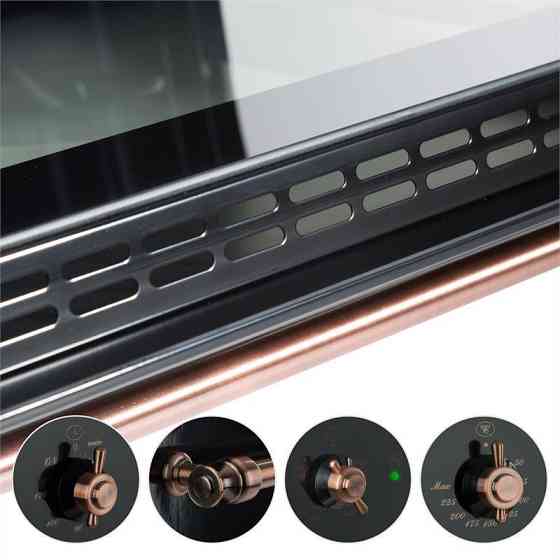 Духова шафа Vilhelmine 55 л вбудований клас енергоефективності А чорний (Німеччина, читати Рівне