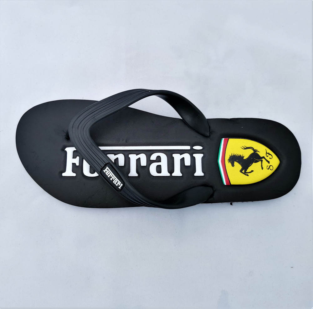 Чоловічі В'єтнамки Капці FERRARI Шльопанці Чорні Шльопанці (розміри: 41,42,43) Дніпро - фото 4
