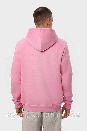 Худі чоловіче базове утеплене RAY BASIC рожеве (U0401M-Pink) Київ - фото 3