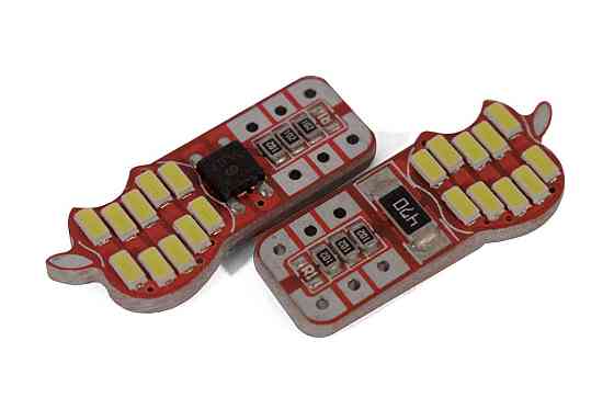 Светодиодная лампа StarLight T10 20 диодов 3014 12V 2W WHITE / Canbus / мультиполярная / печатная плата Харьков