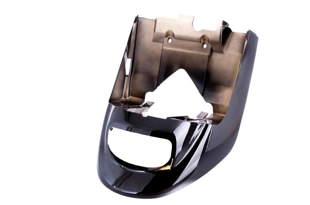 Пластик скутер Ямаха Йог POSHE передний (клюв) (черный) Мукачево - изображение 1