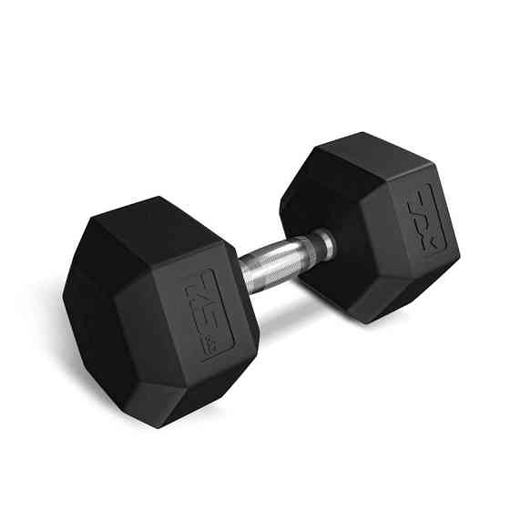 Гантеля шестигранна прогумована TX-075RD Trex Sport 7,5кг Киев