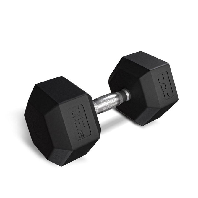 Гантеля шестигранна прогумована TX-075RD Trex Sport 7,5кг Киев - изображение 1