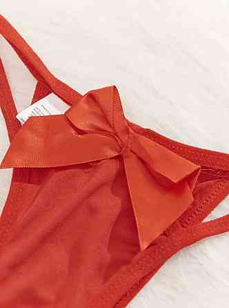 Еротичний комплект нижньої жіночої білизни S червоний Київ