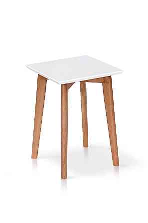 Табурет Модерн, білий/натуральний Київ