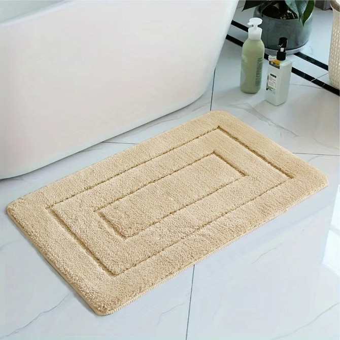 Коврик для ванной комнаты Lovely Svi прорезиненный - 50 x 80 см Бежевый Киев - изображение 1