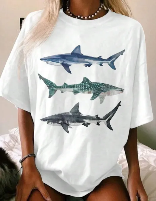 Футболка женская с принтом  48 Белая 2664085725 Днепр - изображение 1