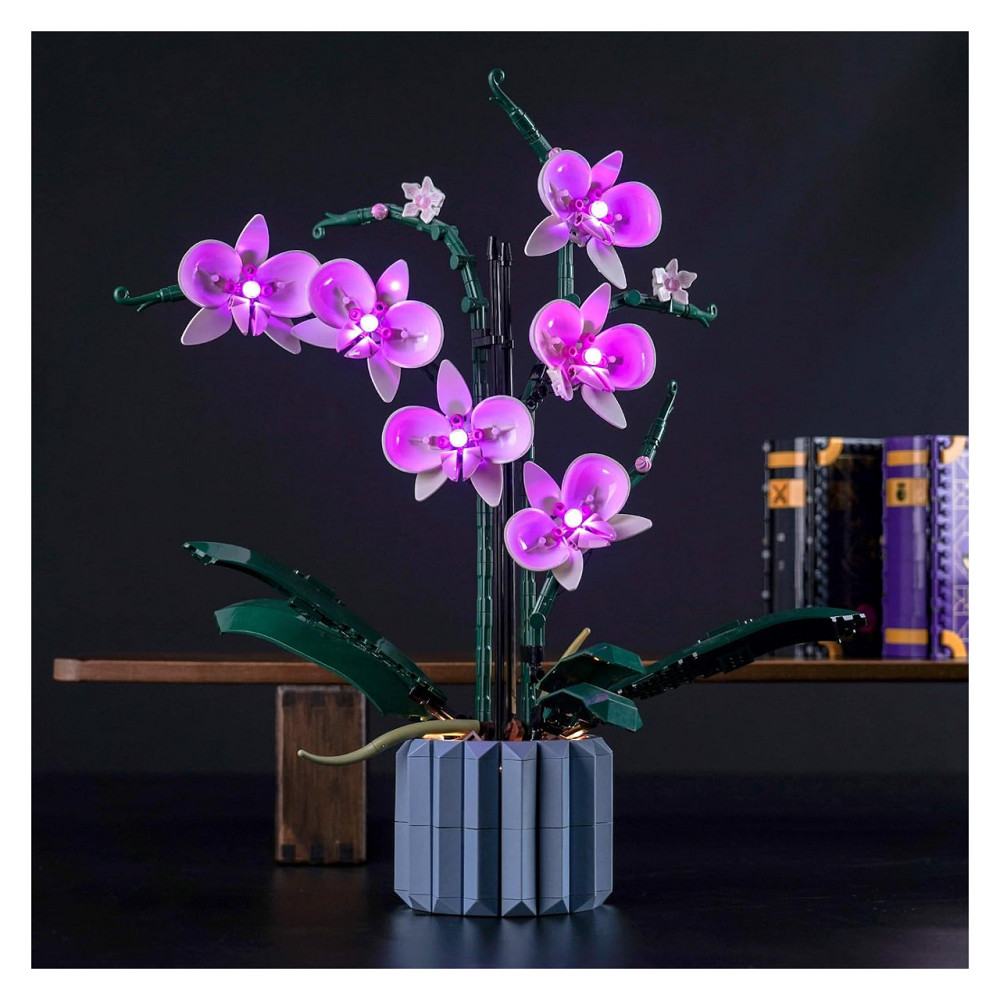Світлодіодний набір LED підсвітки BrickBling сумісний з LEGO 10311 Orchid фіолетовий USB або батарейне живлення мідний провідник Київ - фото 2