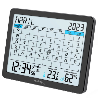 Настільний годинник Technoline календар WT2600 Black (DAS302467) Вінниця - фото 3