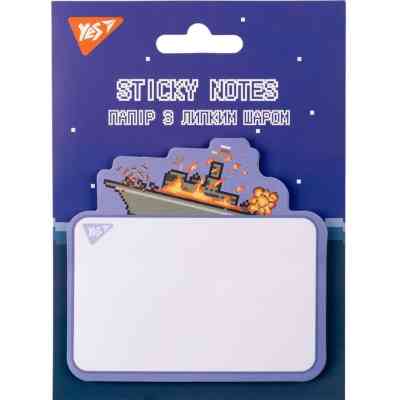 Папір для нотаток Yes з липким шаром фігурний 8bit UA 40 аркушів (170355) Вінниця