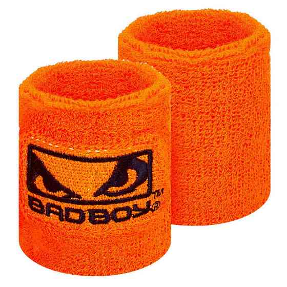 Напульсник (пов'язка на руку, махрова), 1шт, BAD BOY 5762 Вишневе