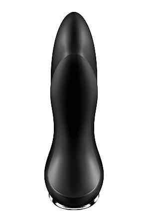Анальна смарт-вібропробка із перлинним масажем Satisfyer Rotator Plug 1+ Black Sex Aura Київ