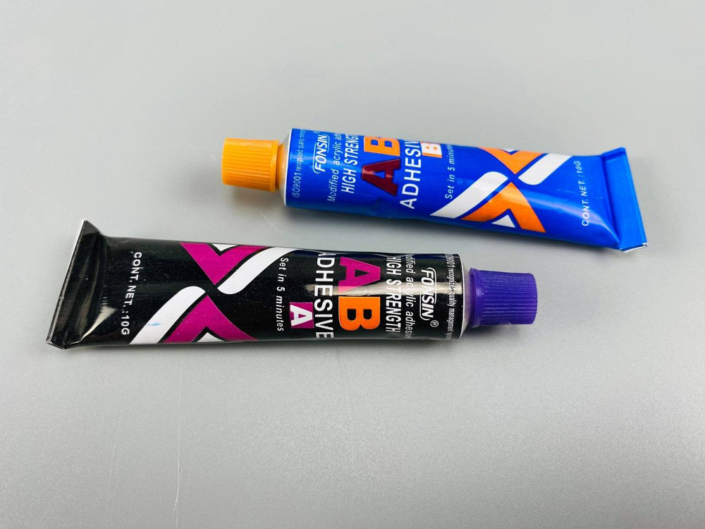 Клей двокомпонентний (універсальний) 10 г + 10 г (фабрика ABRO) Мукачево - фото 1