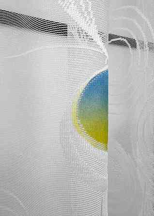 Тюль жакард VR-Textil № 1900т Арка на кухню колір білий 500х150 см (53-0111) Київ