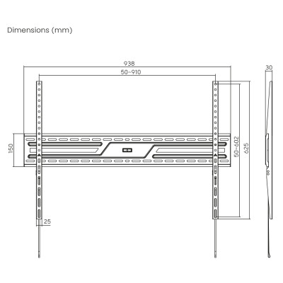 Кронштейн Brateck KL38-69F Вінниця - фото 6