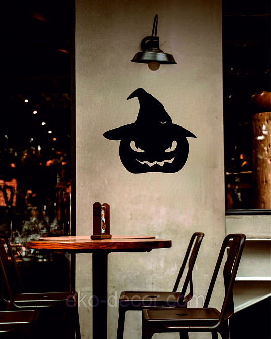 Декоративне настінне Панно «Хеллоуїн — гарбуз», Декор на стіну 70*64 см Київ - фото 5