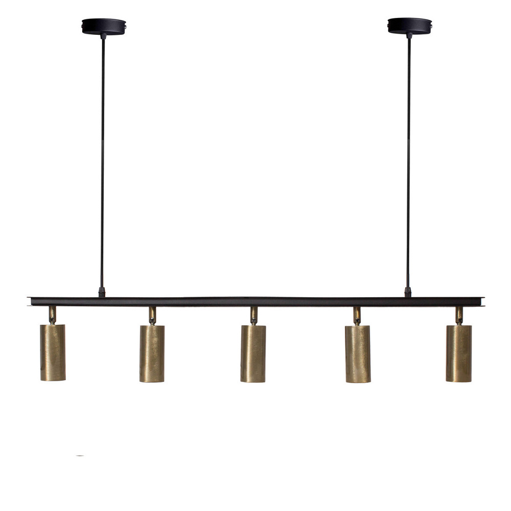 Светильник цилиндры на подвесе Е27-5 Tube NL 2450-5 BK+BN Киев - изображение 4