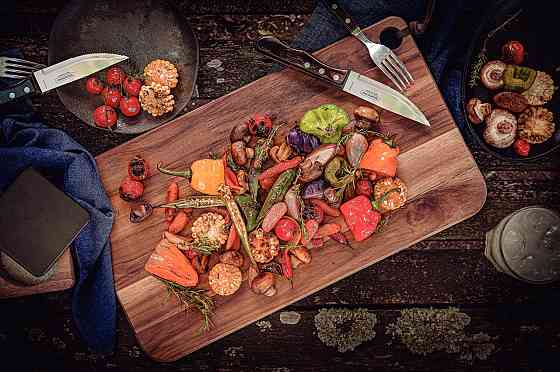 Набір приборів для гриля Tramontina Barbecue Polywood, 12 предметів (6584535) Київ