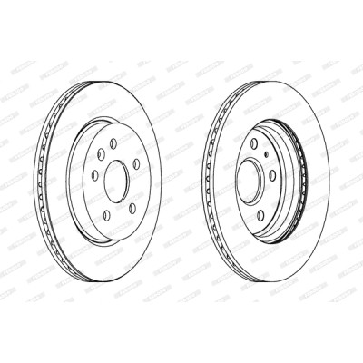Тормозной диск FERODO DDF1805C Винница - изображение 1