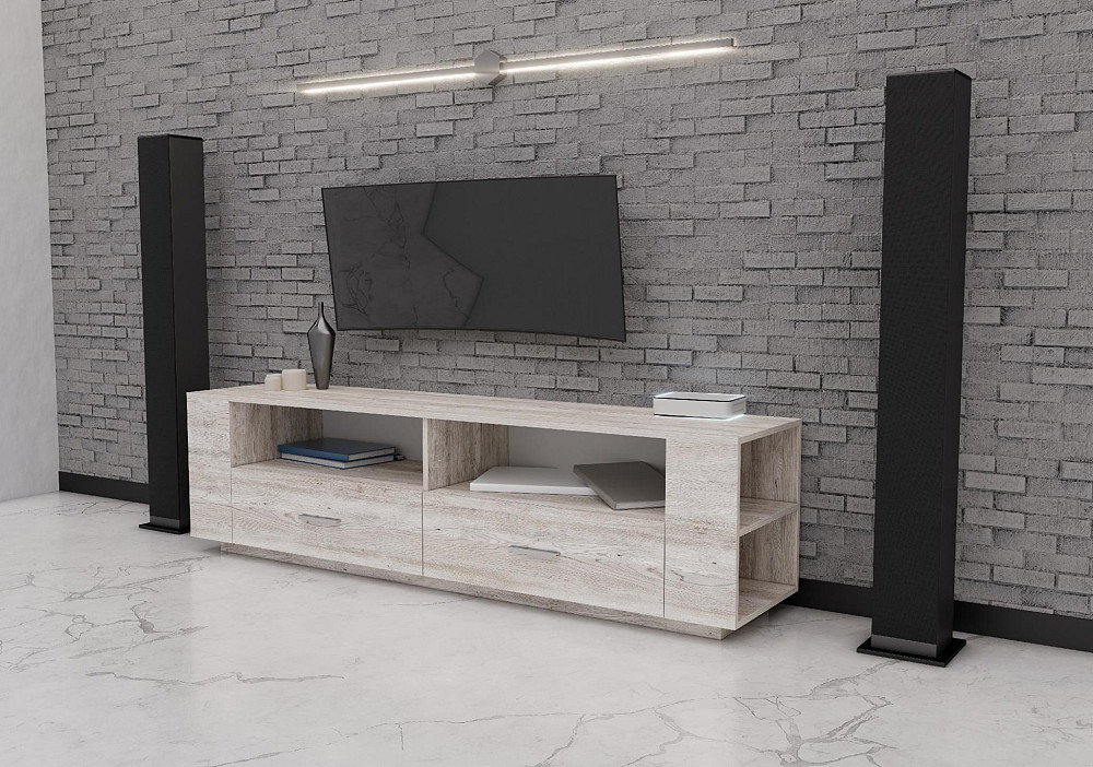 Тумба TV №4, Дуб Сонома, 1800/400/500 Львов - изображение 3