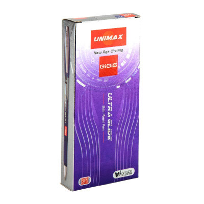 Ручка шариковая Unimax Ultraglide, красная (UX-114-06) Винница - изображение 3
