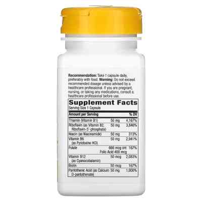 Витамин Nature's Way Комплекс витаминов B, B-50 Complex, 100 капсул (NWY-40511) Винница