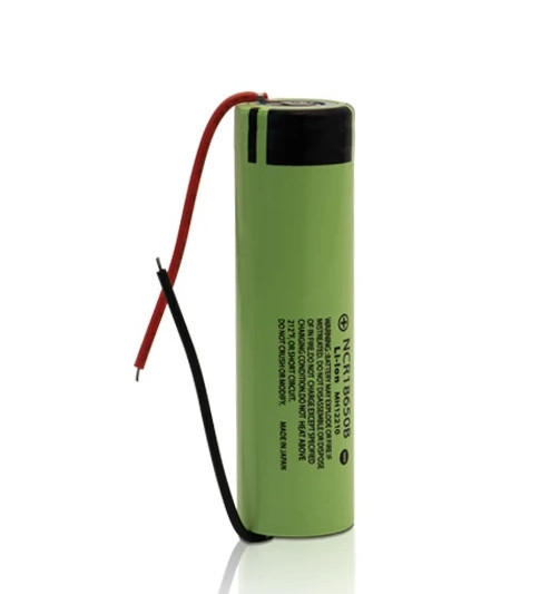 Аккумулятор Li-ion 18650 Panasonic 3400 мАч 3.7В + провод DIY (Зеленый) Винница - изображение 3