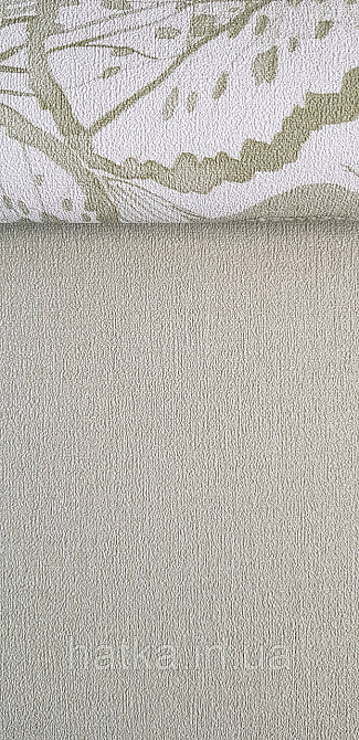 Шпалери вінілові на флізеліні метрові Rasch Novella 1,06х10 однотонні матові структурні зелені салатові Київ - фото 2