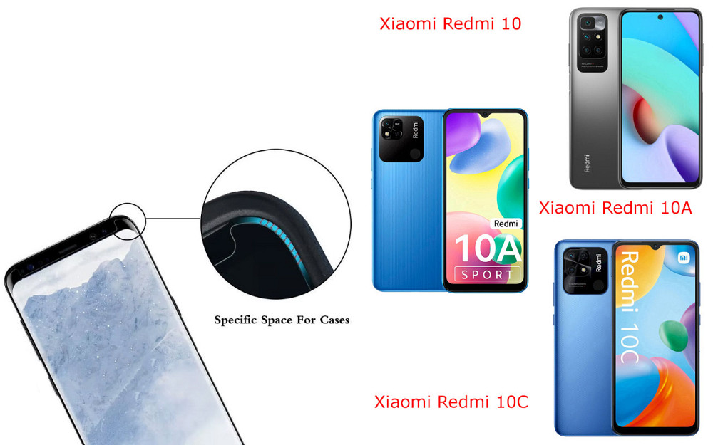 Защитное стекло HyperGlass Pro для Xiaomi Redmi 10, 10A, 10C – максимальная чувствительность и защита Киев - изображение 3