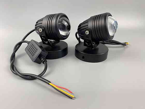 Фари-лінзи LED протитуманні (комплект 2 шт.), 1 фара — 26W реальних ватів, 2 шт. — 52W реальних, 3 дроти Мукачево