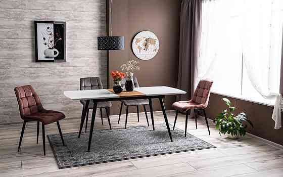 Стілець CHIC VELVET чорний каркас/сірий BL.14 Київ