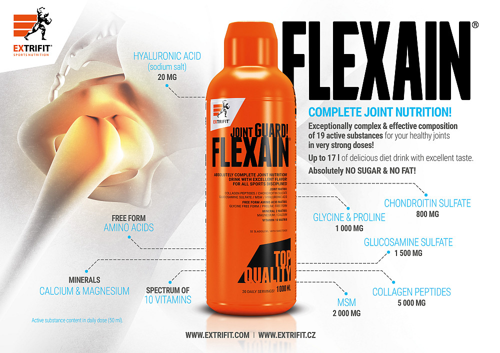 Хондропротектор Extrifit Flexain 1000 ml (Orange) Луцьк - фото 3