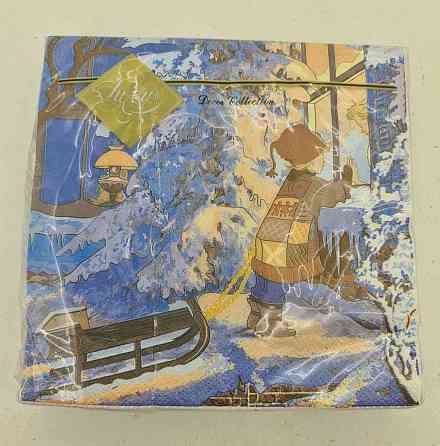 Серветки паперові трьохшарові ЗЗхЗЗ 20шт За вікном (1пач) Харків