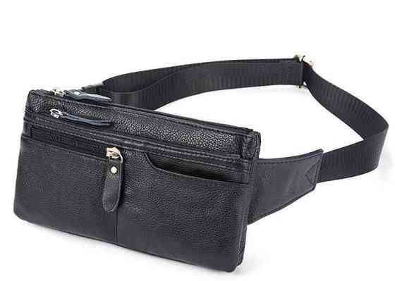 Сумка на пояс Vintage 14735 Чорна Київ