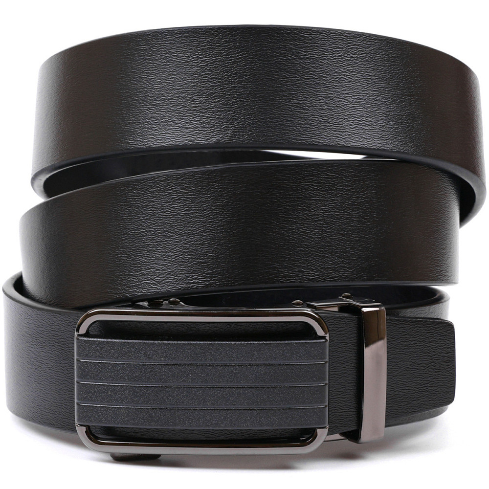 Оригінальний чоловічий ремінь Vintage 20364 Чорний Київ - фото 10