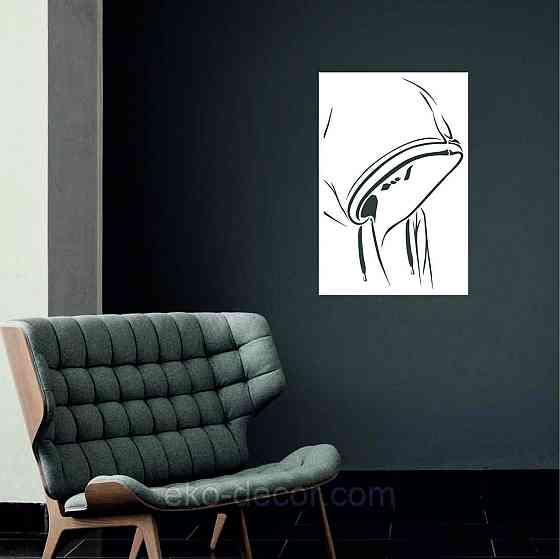 Декоративне настінне Панно «Силует», Декор на стіну Київ