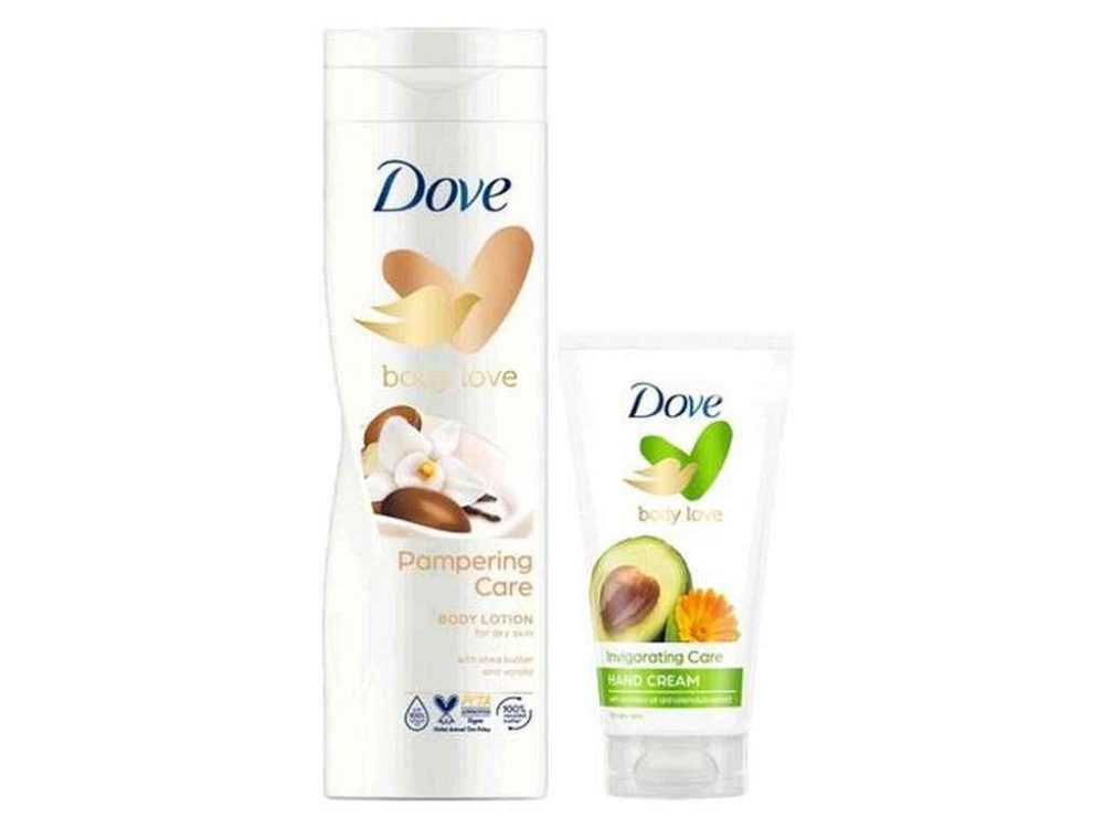 Набір подарунковий для жiнок ОБІЙМИ НІЖНОСТІ ТМ DOVE Київ - фото 1