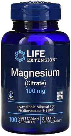 Магній цитрат Life Extension Magnesium Citrate 100 мг 100 вег капсул Київ