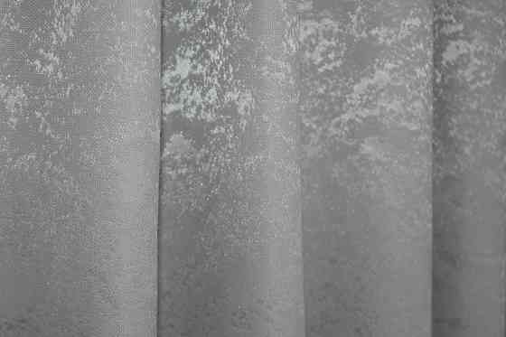 Комплект коротких штор VR-Textil Льон мармур Pavliani № 1179ш Сірий 130х170 см 2 шт (35-0067) Київ