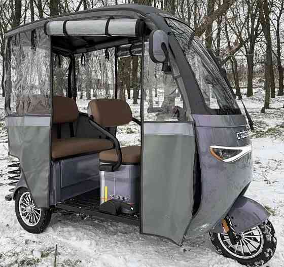 Електроскутер 3-х колесный  кришой CROSSER TR-7 1000W-72V-24Ah Дощовик. Харків