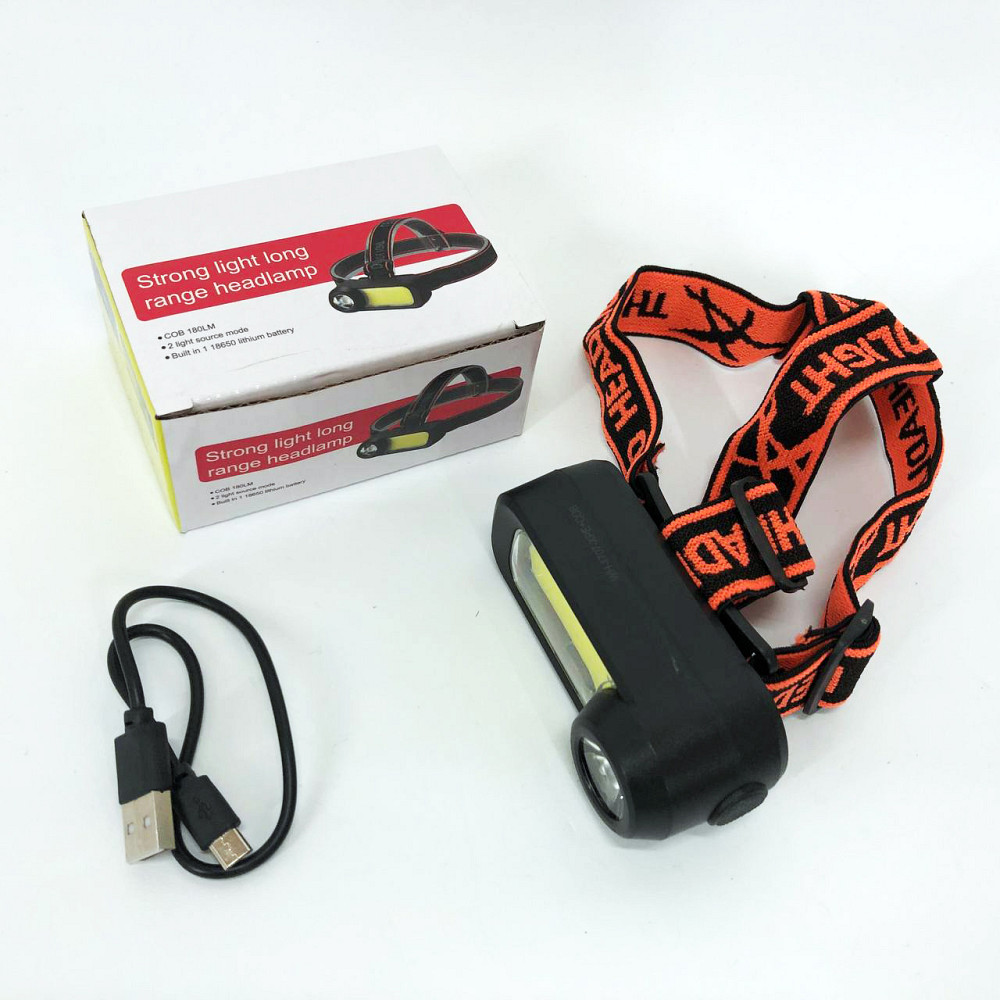 Ліхтар на голову для ЗСУ WH-1707-XPE+COB, Налобний ліхтар для сантехніка Led на голову EN-80 Львів - фото 5