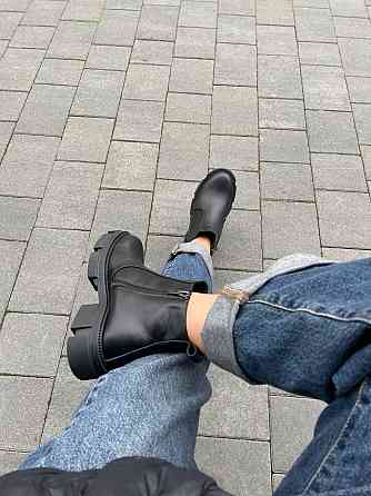 Без бренда Черевики жіночі ARTO 102 чорні (зима, шкіра натуральна) (5222) 36 Коломия