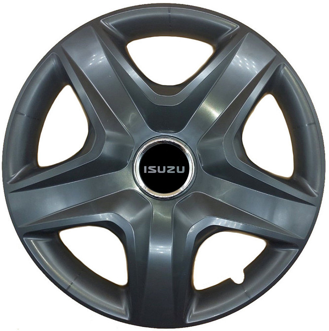 Автомобільні модельні ковпаки R16 SJS Isuzu 418 4шт, чорні Вінниця - фото 1