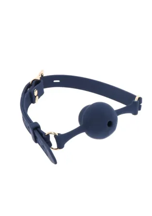 Силиконовый кляп-шарик Taboom Silicone Supreme, синий Sex Aura Киев