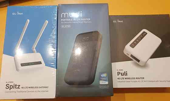 Сетевое Оборудование: GLiNet mudi gl-e750 ,gl-e750v2, 3G 4G, GSM LTE , gl-x750 Puli Gl- XE300. Киев