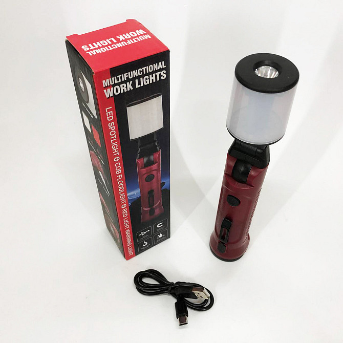 Акумуляторна лампа світильник для кемпінгу WORKLIGHT-072-XPE 10W, Лампа для AR-806 кемпінгу якісна Київ - фото 10